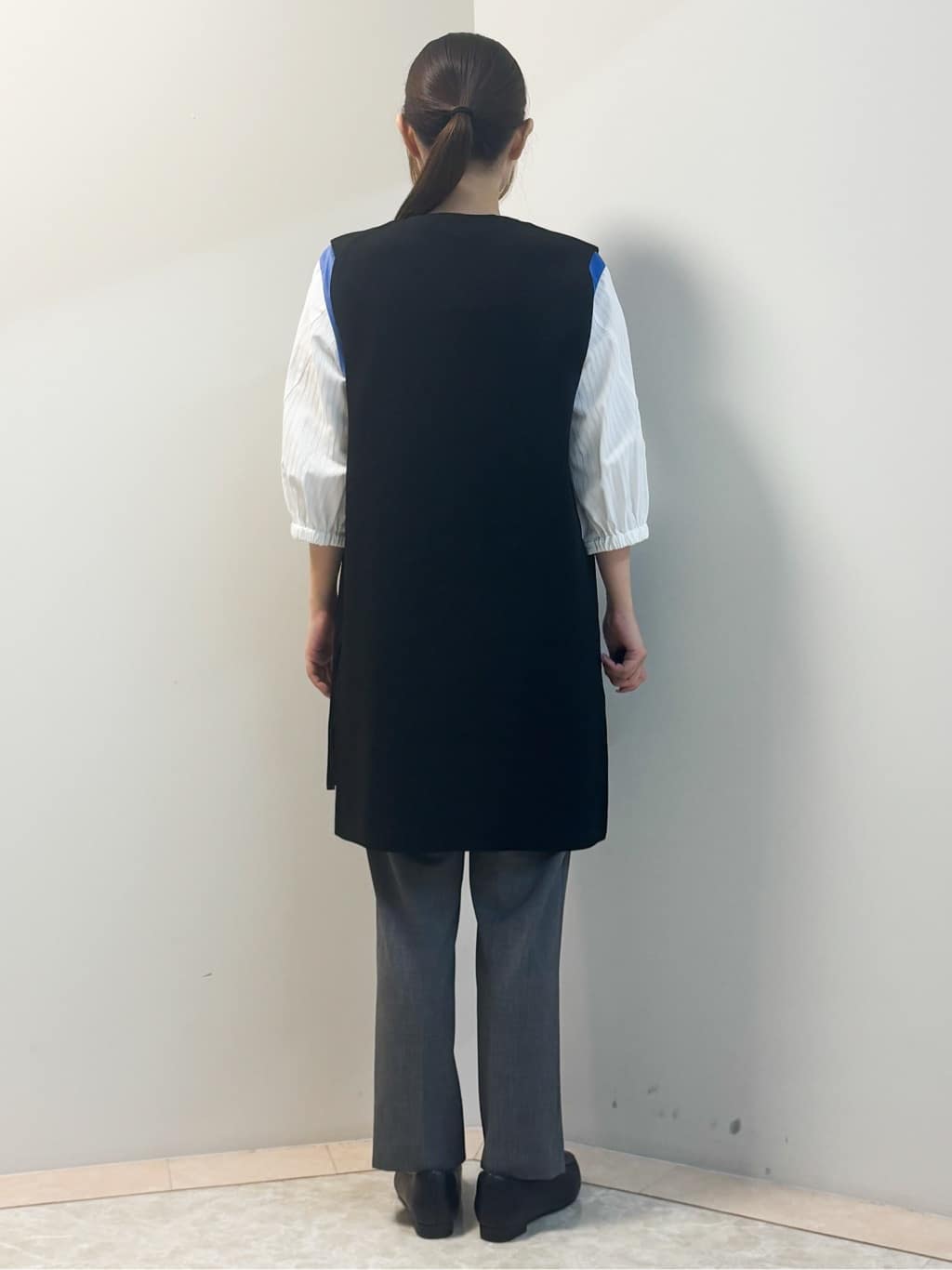 Sawaさんの「Reflect｜【体型カバー／腰周りカバー】長め丈プルオーバージャージ」を使ったコーディネート