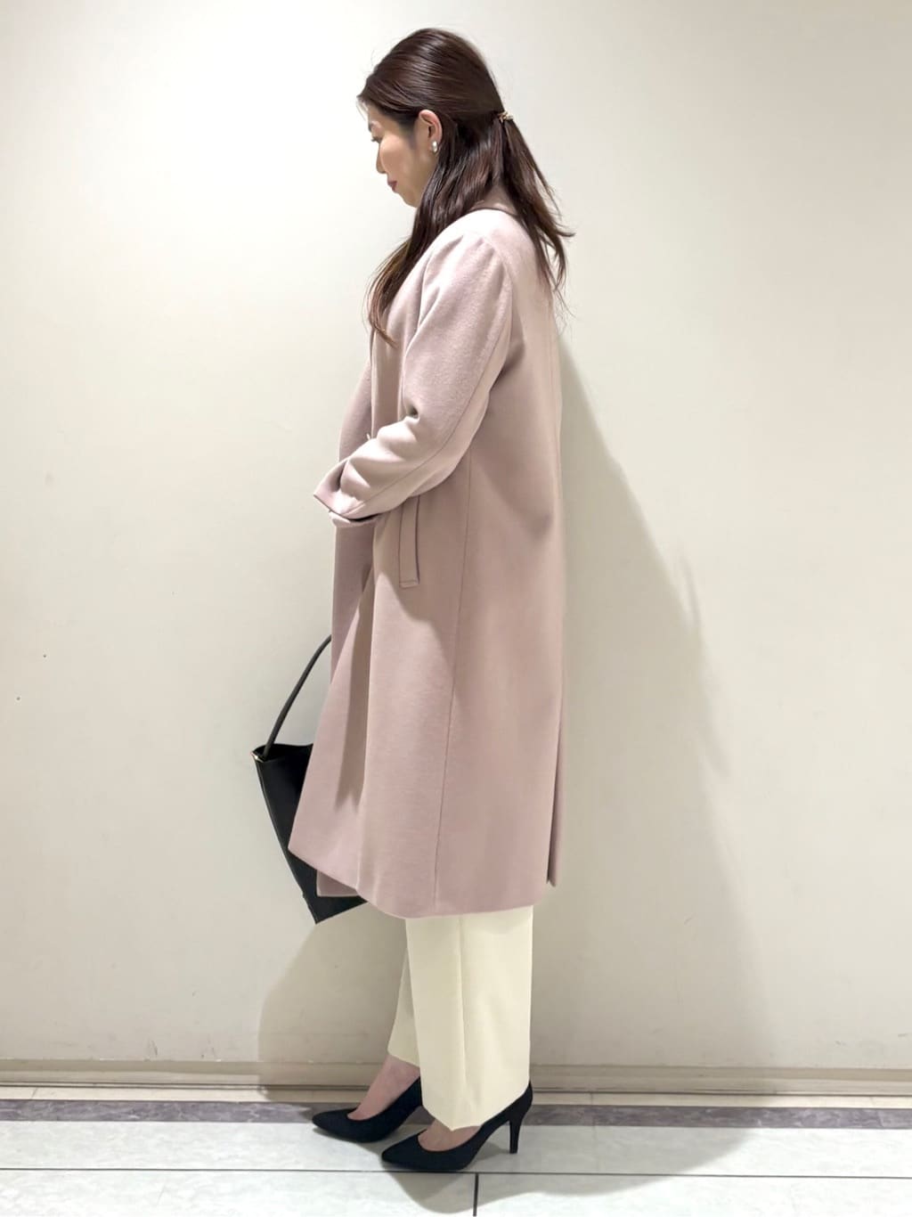 sakiさんの「COUP DE CHANCE｜【日本製】チェスター風コート」を使ったコーディネート