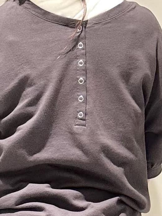 Liriさんの「Dessin｜【360度可愛い/前後2WAY/洗える】ライトコットンヘンリーカットソー」を使ったコーディネート