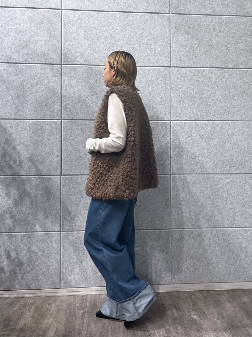 Harukaさんの「INDIVI｜ロールアップデニム」を使ったコーディネート