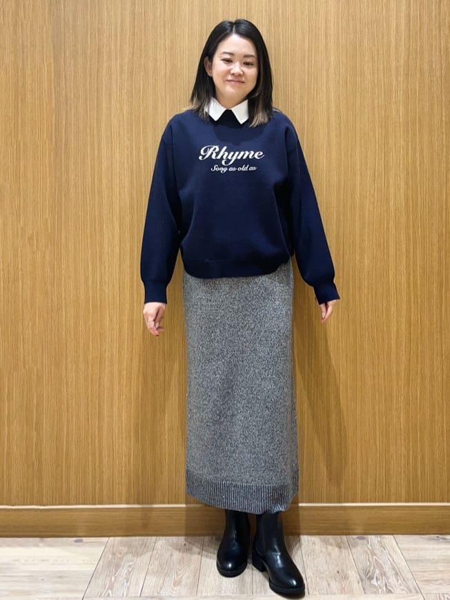 aさんの「OPAQUE.CLIP｜カシミヤブレンドウールミドルピーコート」を使ったコーディネート