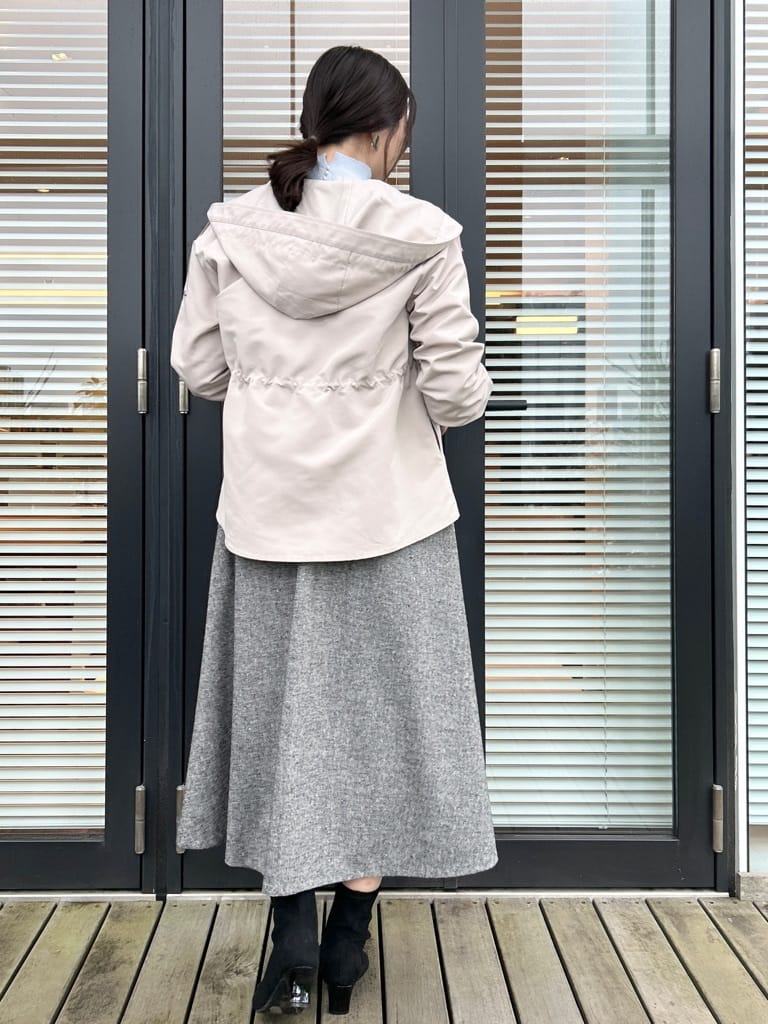 shinoさんの「Couture brooch｜【多機能・フェミニン】パール調リブニット」を使ったコーディネート