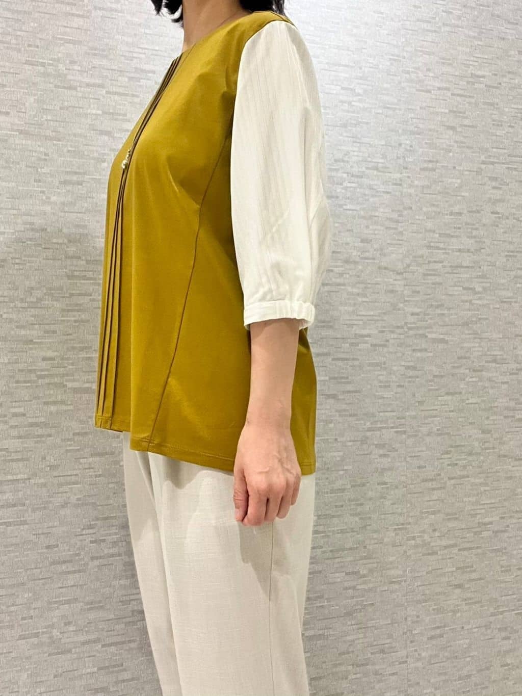 marikoさんの「Reflect｜【体型カバー／腰周りカバー】長め丈プルオーバージャージ」を使ったコーディネート