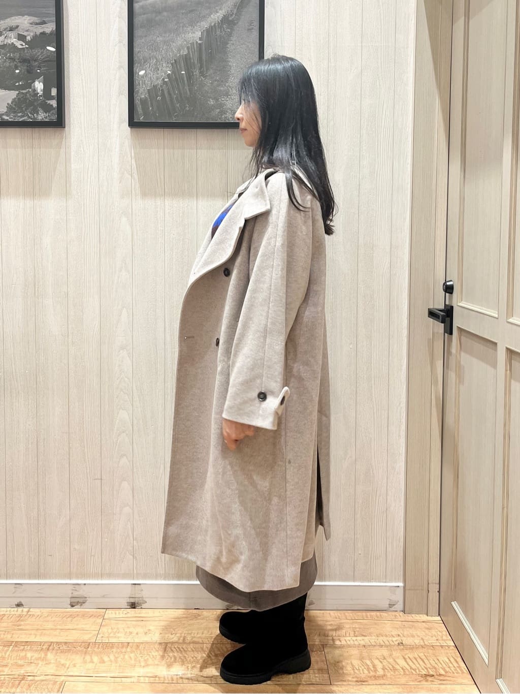 youさんの「SHOO･LA･RUE｜【洗濯機可/毛玉レス】大人世代も取り入れやすい スウェットライク アソートニット」を使ったコーディネート