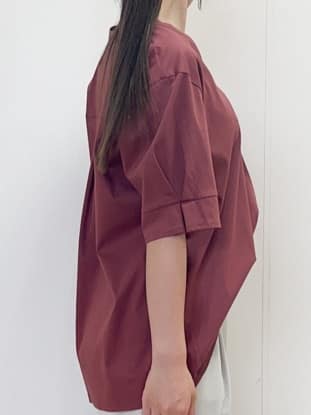 ハルさんの「Reflect｜【すっきり見え！長め丈／マシンウォッシュ可】スキッパーネックジャージトップス」を使ったコーディネート