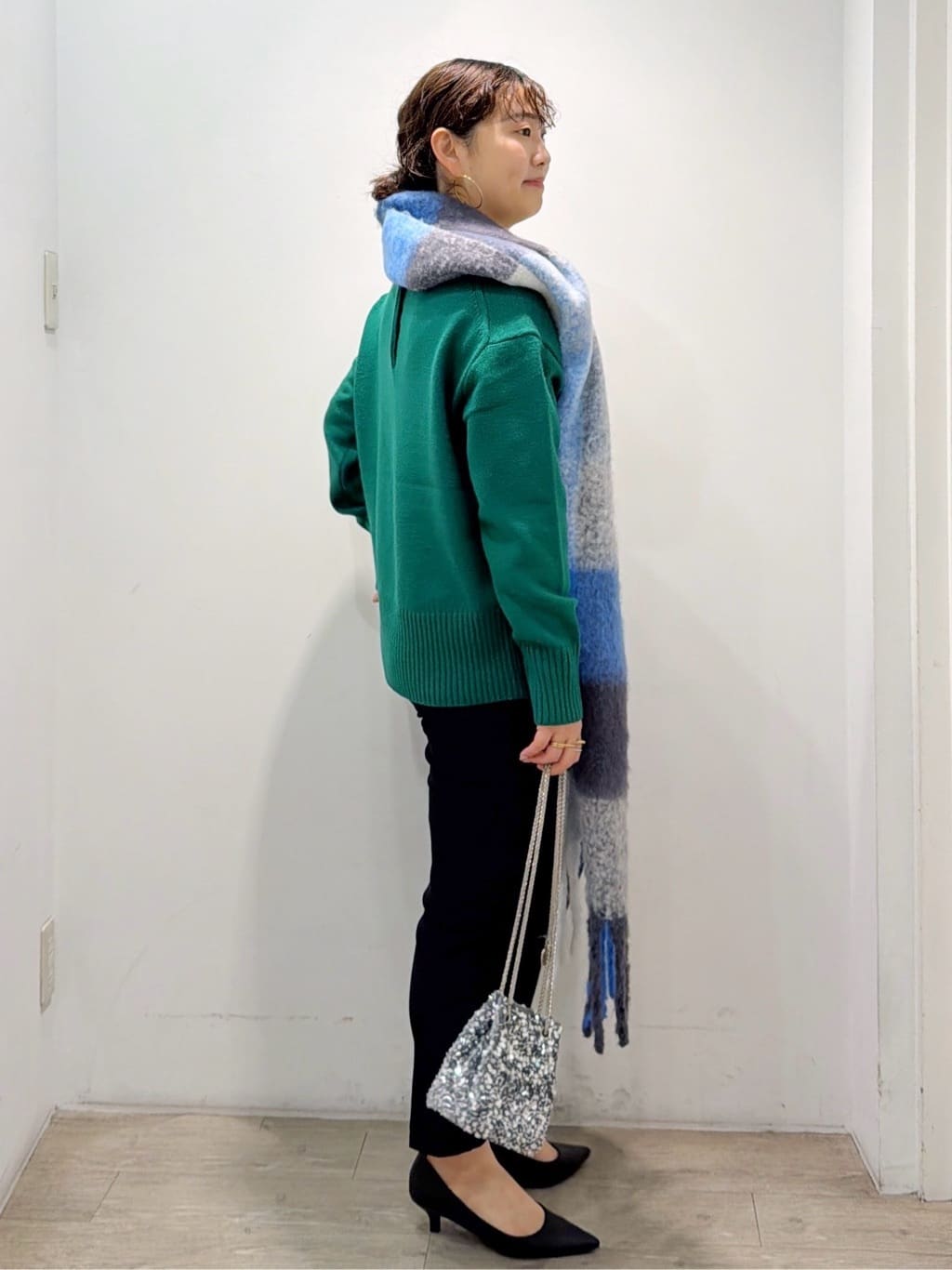 sumicaさんの「OPAQUE.CLIP｜裏起毛ハイストレッチイージーテーパードパンツ【洗濯機OK】」を使ったコーディネート