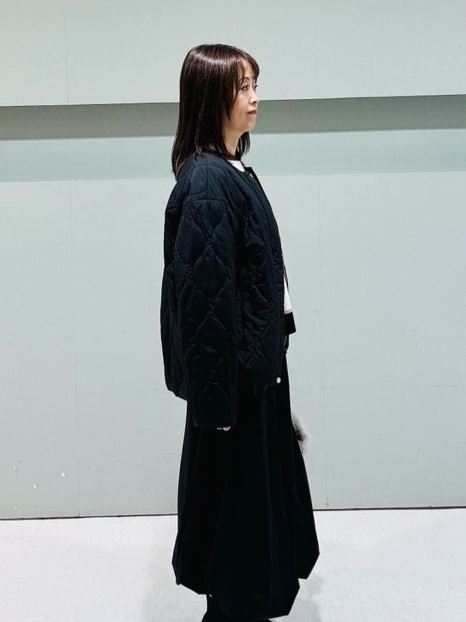makiさんの「UNTITLED｜【アンサンブル可/洗える】ウールミラノリブニット」を使ったコーディネート