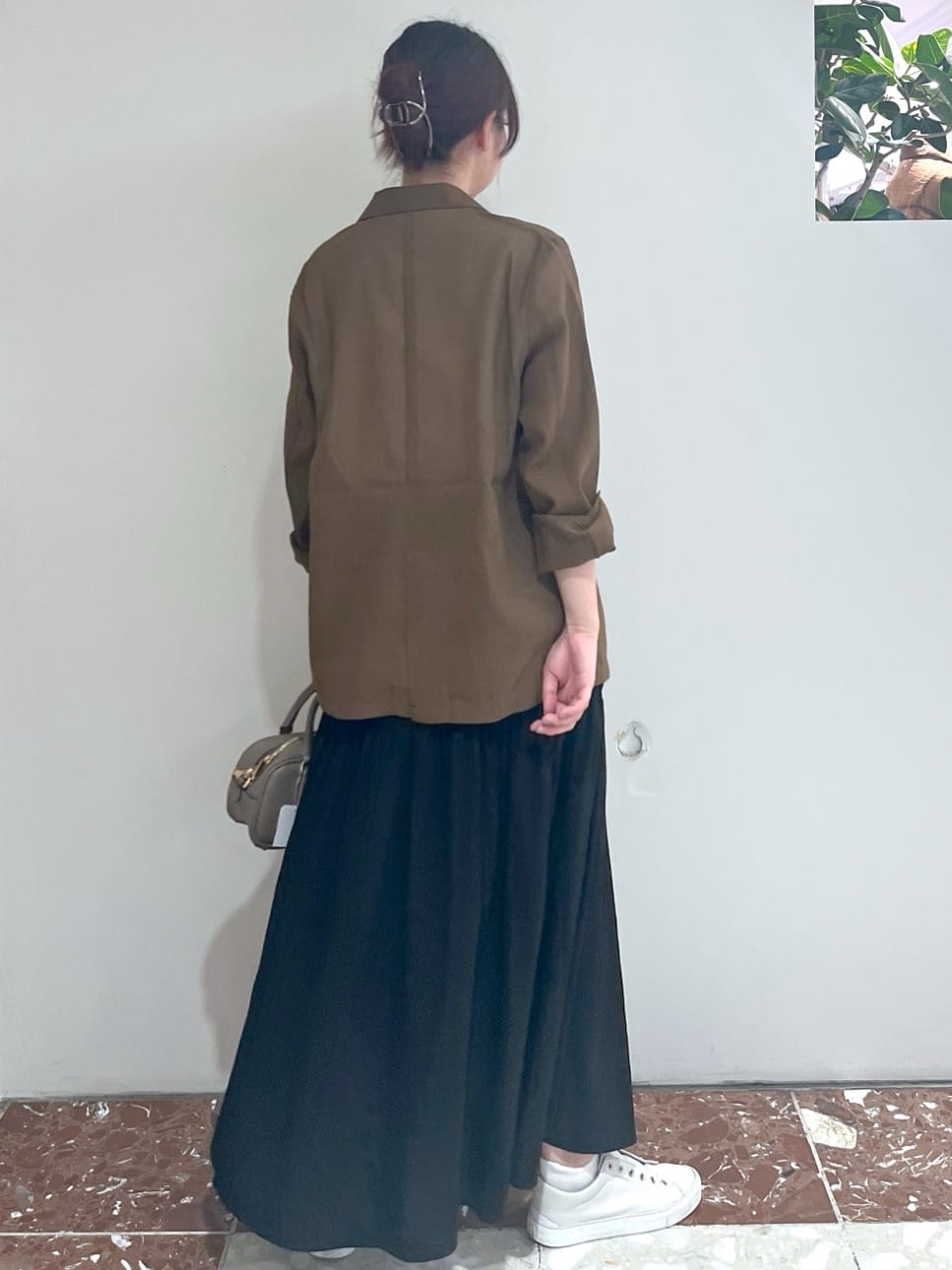 Makinoさんの「Dessin｜【洗える】オーガニックコットンフレンチスリーブ」を使ったコーディネート