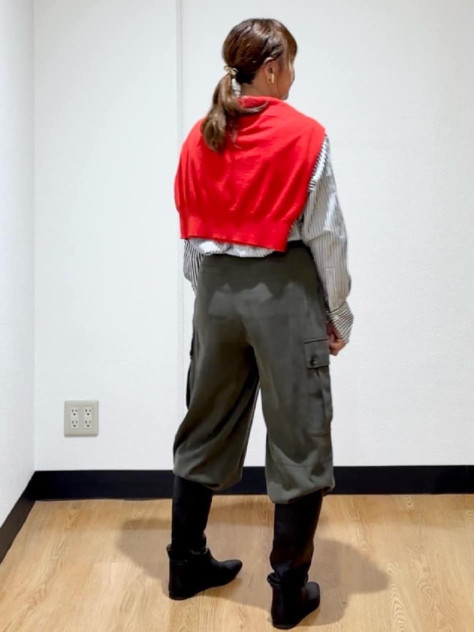 ʏᴜᴋɪᴋᴏさんの「UNTITLED｜【アンサンブル可/洗える/Vネック】ウールシルクカーディガン」を使ったコーディネート