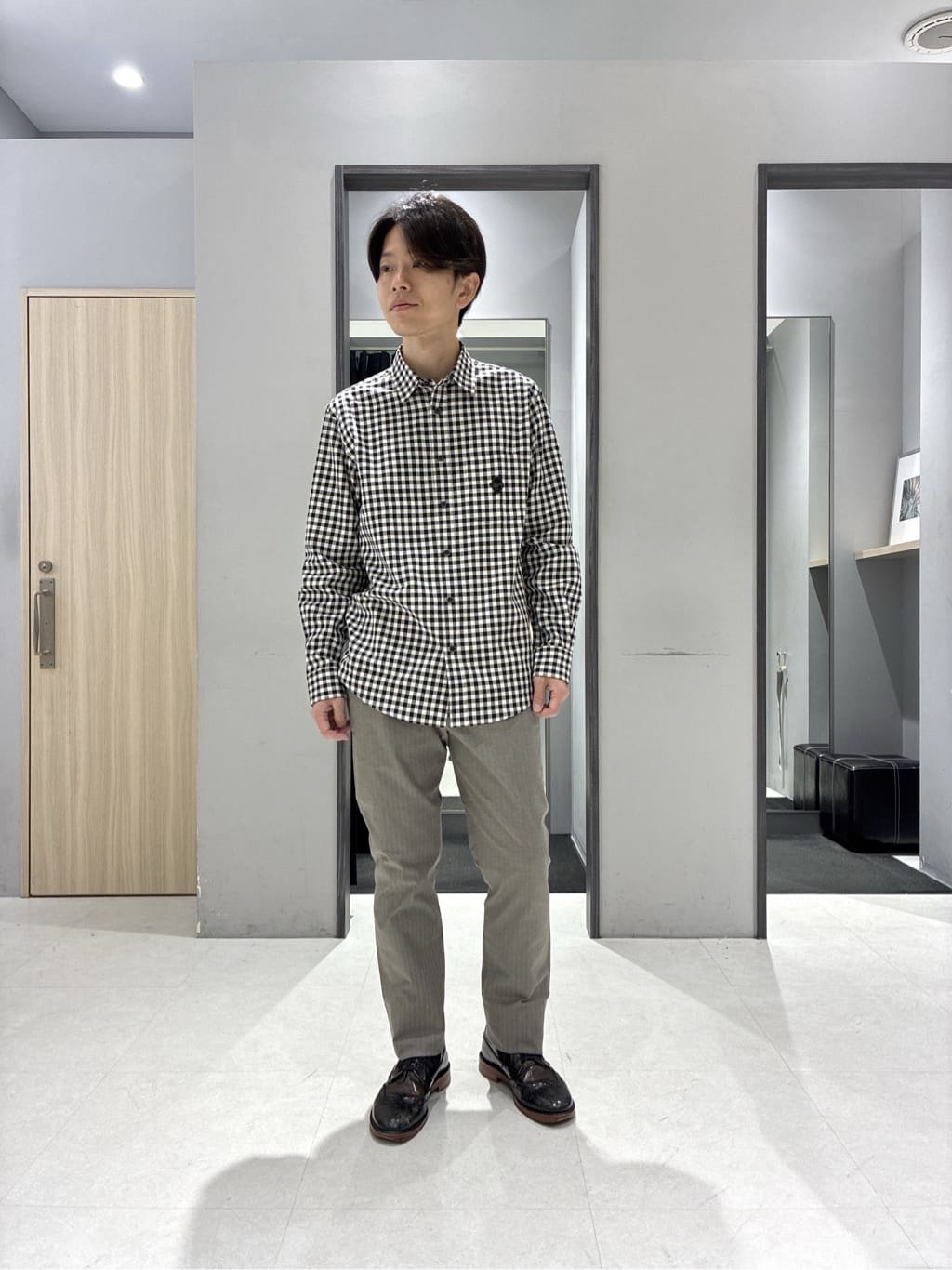 わいずみさんの「TAKEO KIKUCHI｜【None Of Stress】ストレッチ ダウンブルゾン」を使ったコーディネート
