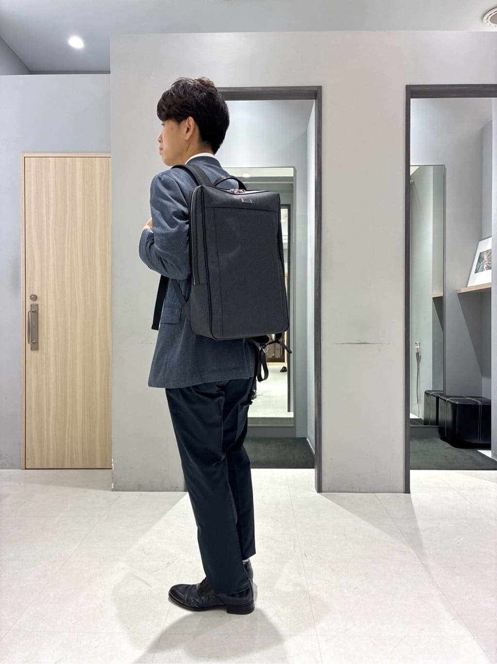 わいずみさんの「TAKEO KIKUCHI｜【抗菌防臭／9色5サイズ展開】ハニカムメランジ ポロシャツ」を使ったコーディネート