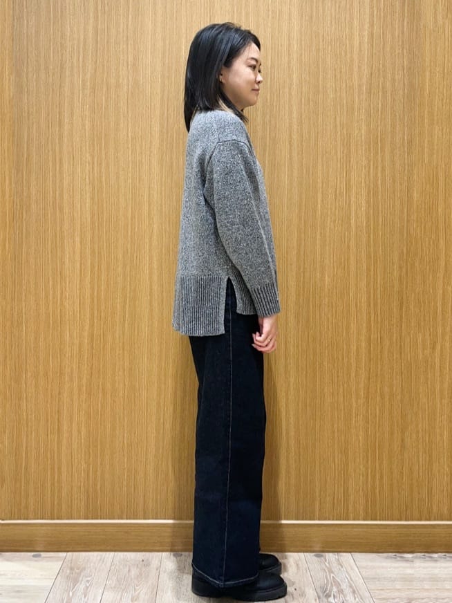 aさんの「OPAQUE.CLIP｜カシミヤブレンドウールミドルピーコート」を使ったコーディネート