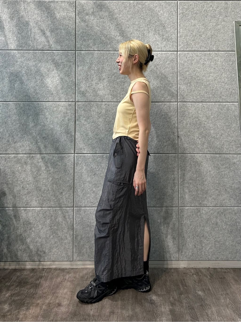 honoka Aさんの「CODE A｜compact edge tee」を使ったコーディネート