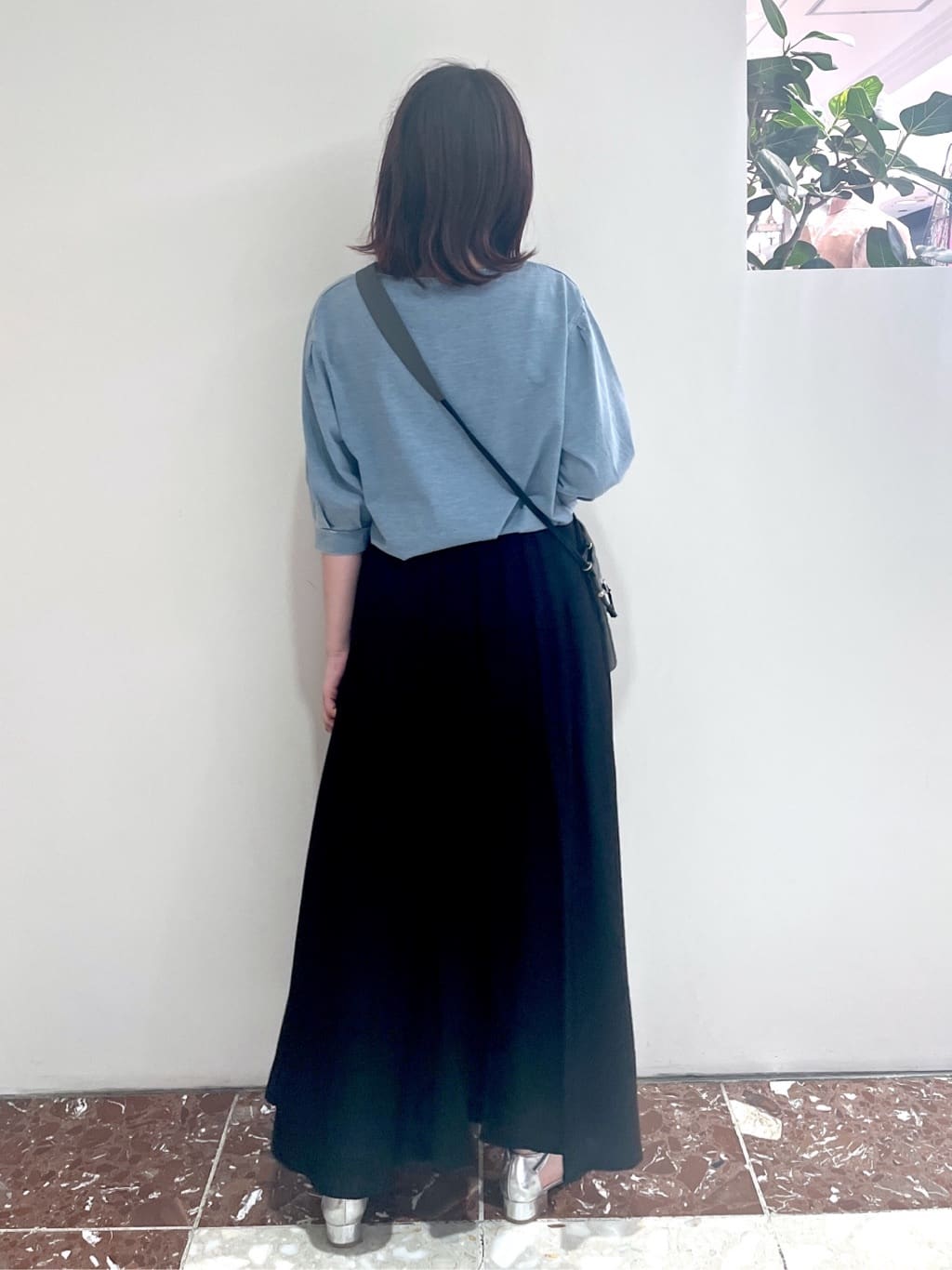 Makinoさんの「Dessin｜【洗える】インディゴ天竺デニム調カットソー」を使ったコーディネート