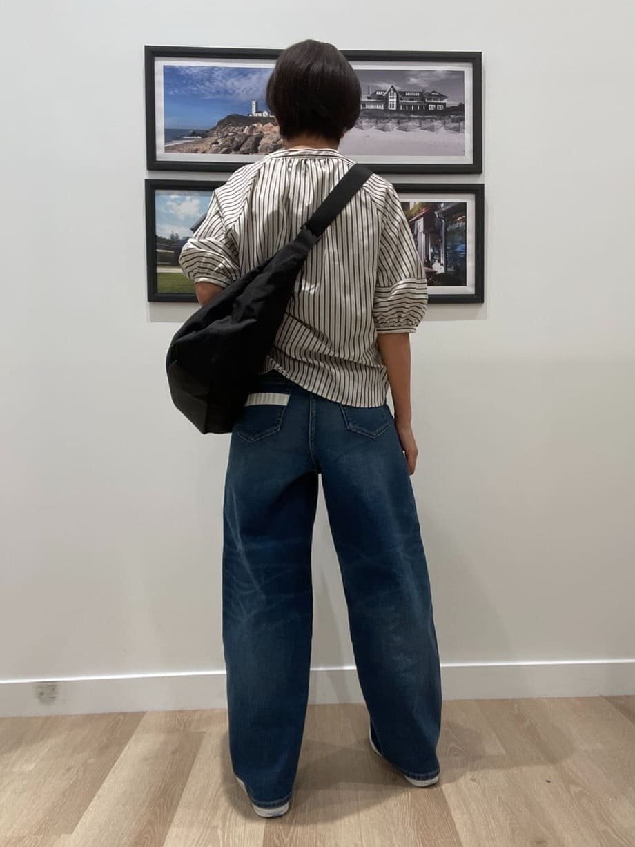 Naoさんの「Dessin｜【洗える】デニムカーブパンツ」を使ったコーディネート