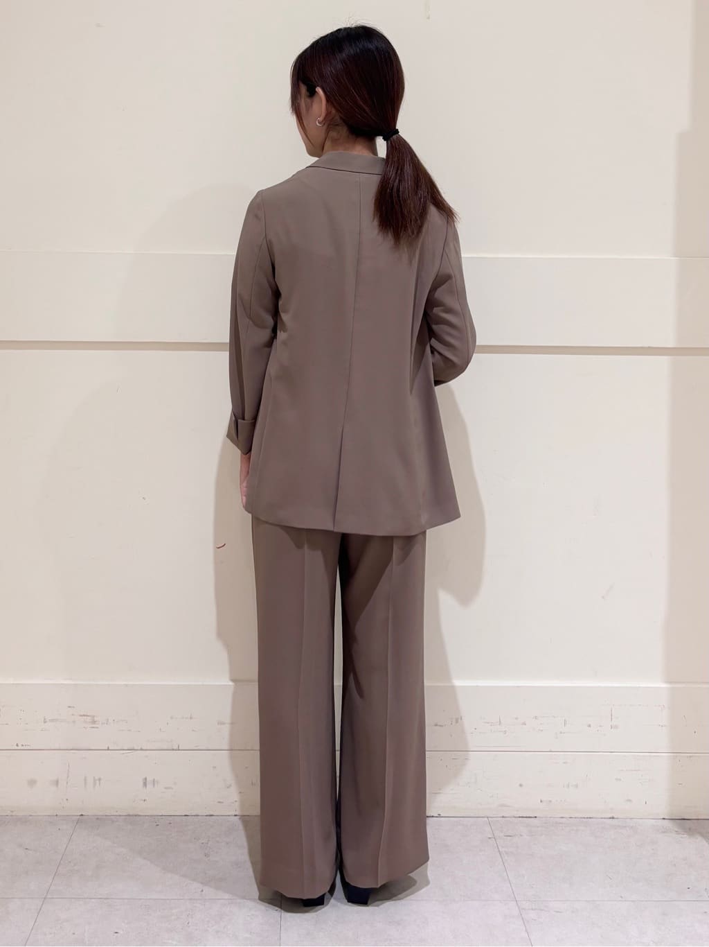 ちひさんの「INDIVI｜【軽く羽織れる！】ダブルジャケット」を使ったコーディネート