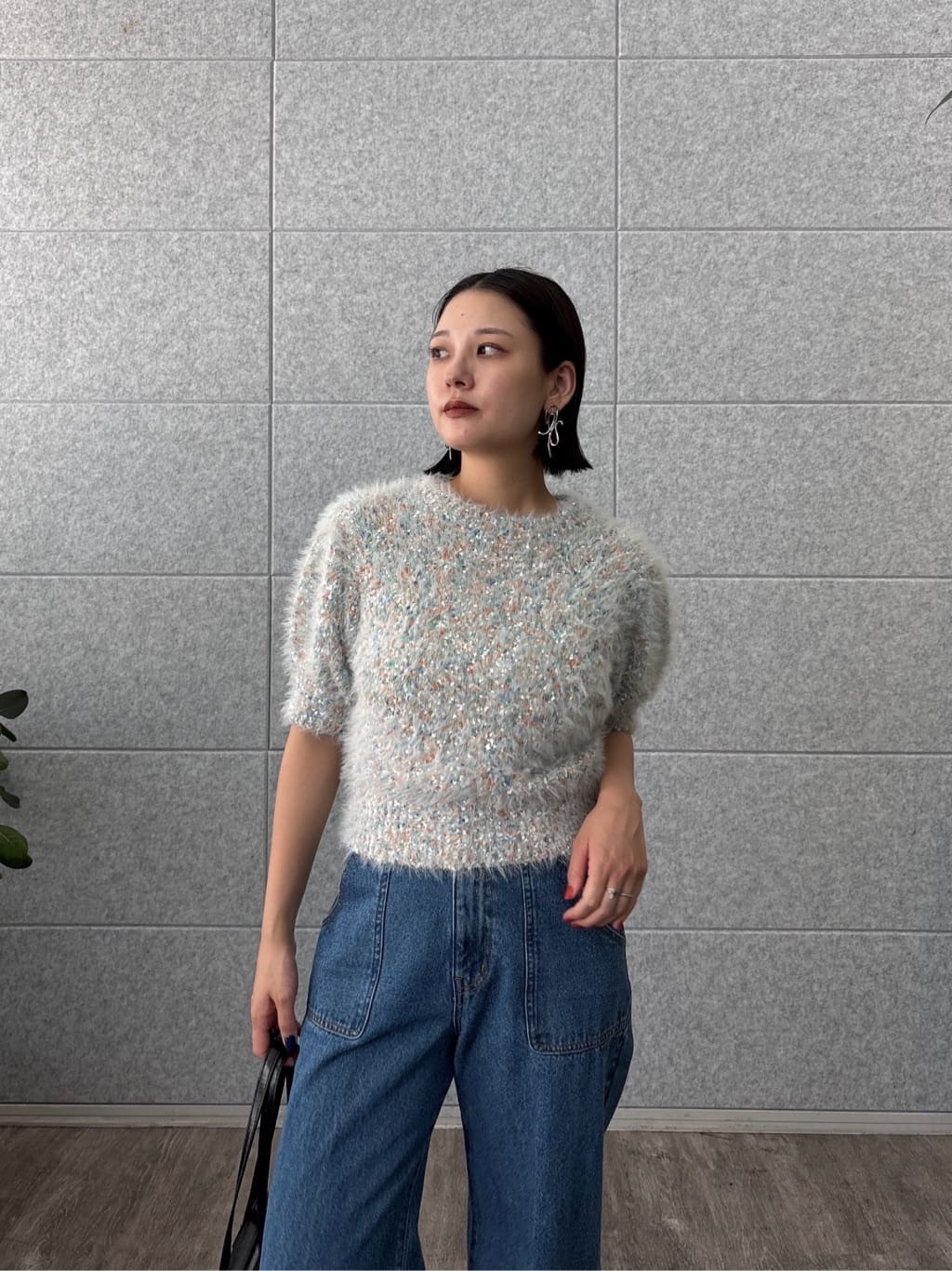 ayanoさんの「INDIVI｜カラーネップニット」を使ったコーディネート
