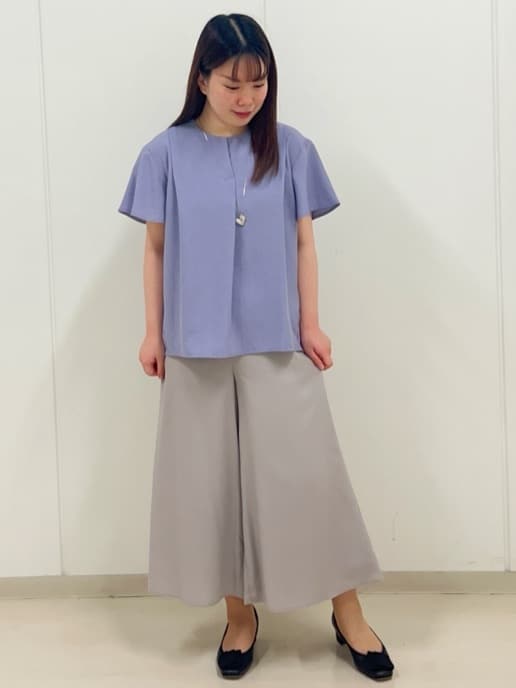 ゆうさんの「Reflect｜◆【UVカット／マシンウォッシュ可】フレアスカーチョ」を使ったコーディネート