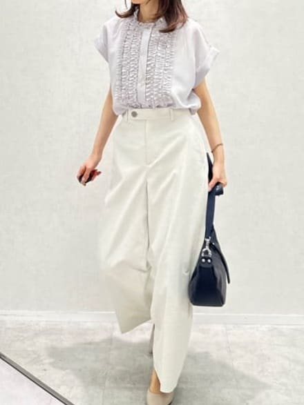 Miwaさんの「UNTITLED｜フープトップネックレス」を使ったコーディネート
