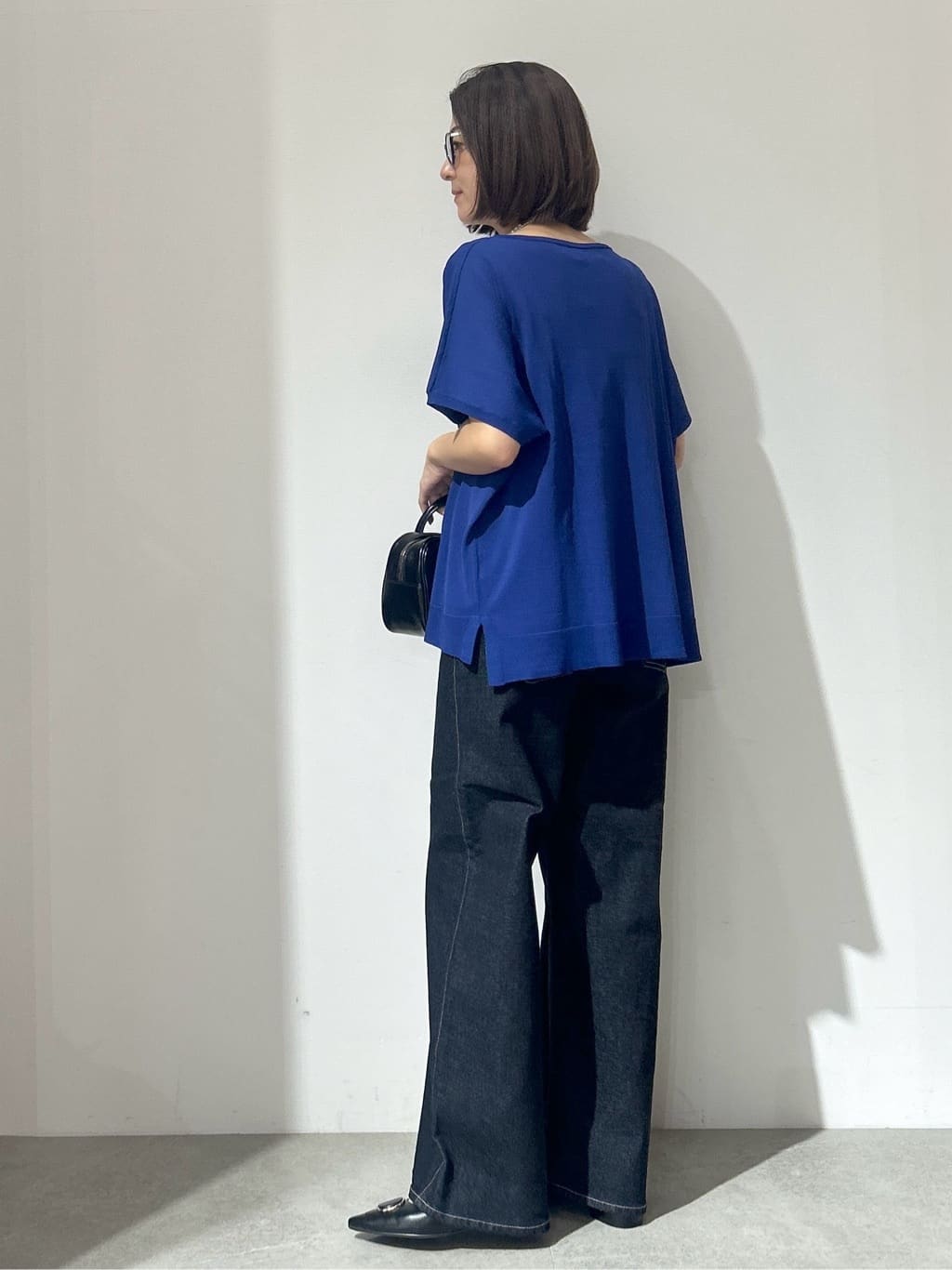 NAKAさんの「OPAQUE.CLIP｜《6色展開／S-LLサイズ》ドルマンスリーブニット【UV／接触冷感／洗濯機洗い可／抗ピル】」を使ったコーディネート