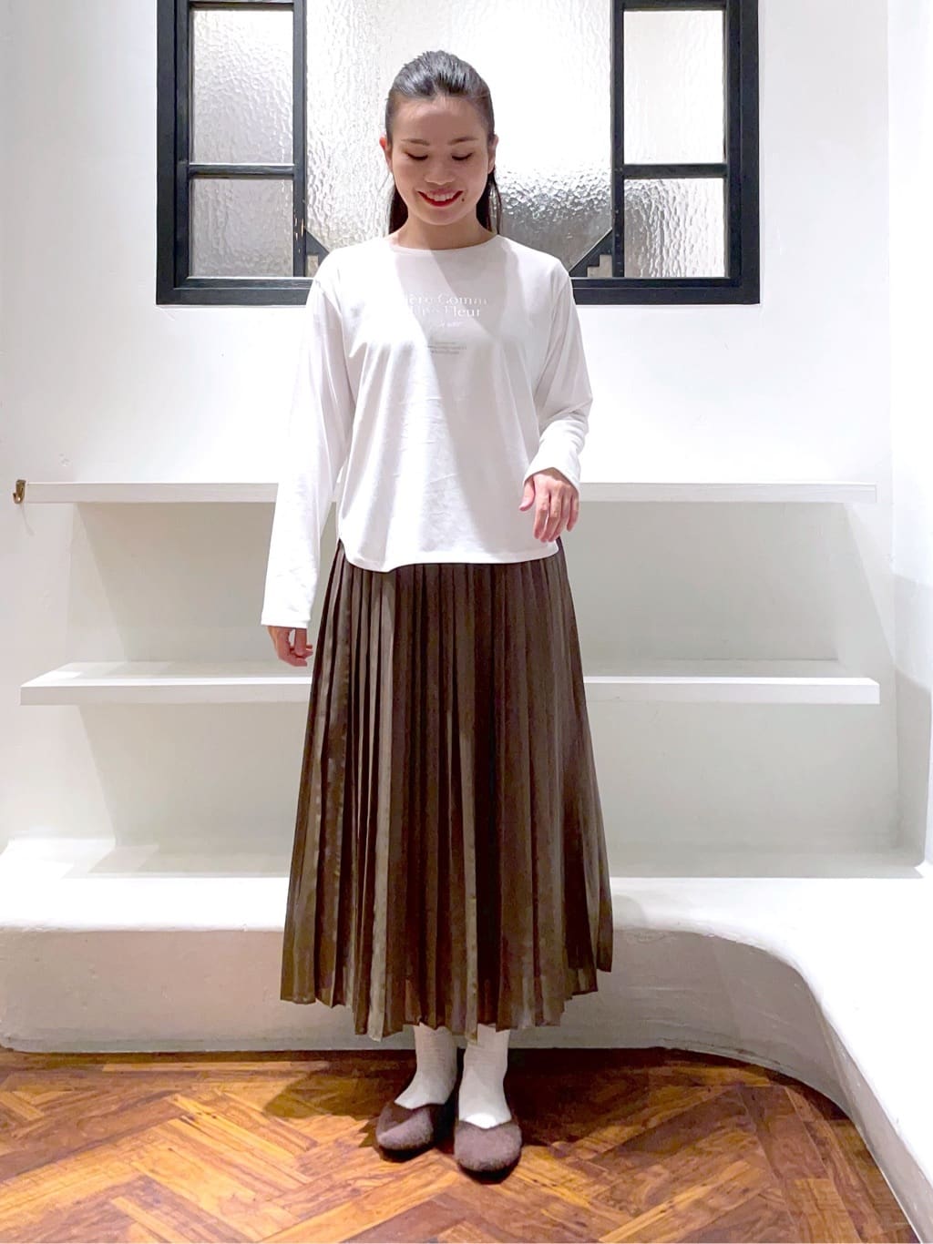 あんりさんの「grove｜【カセット服】ダブルブレストテーラードジャケット」を使ったコーディネート