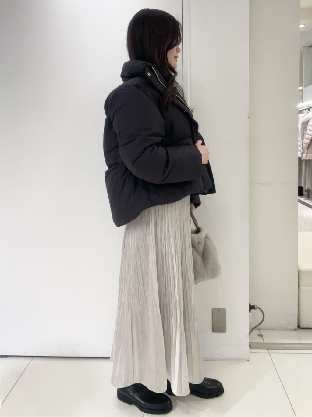 moeさんの「UNTITLED｜【トレンド/撥水機能/防寒】ショートダウンコート」を使ったコーディネート