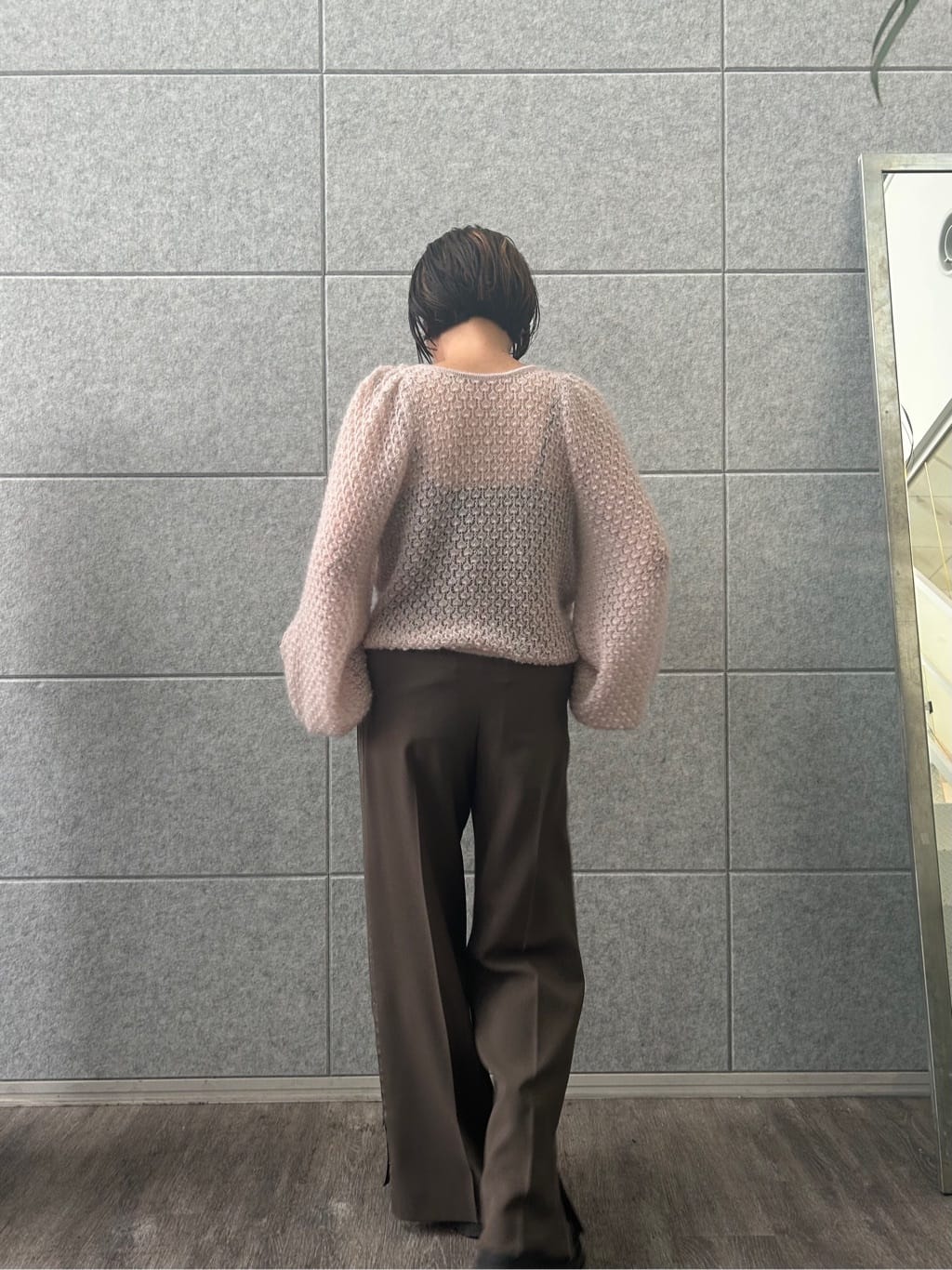 yukoさんの「CODE A｜line zip trousers」を使ったコーディネート