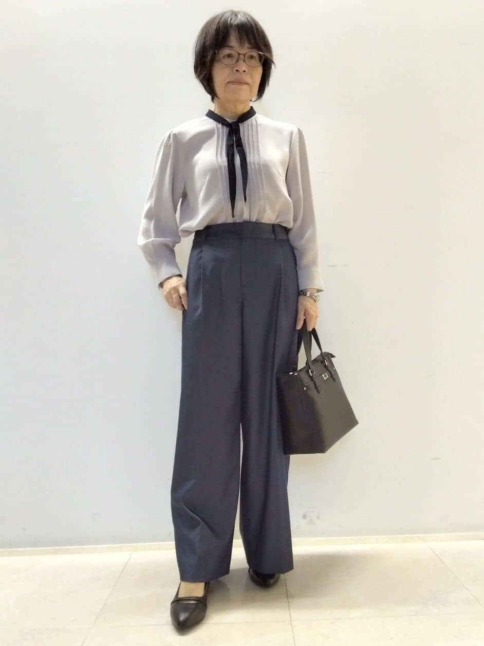 tokuさんの「Reflect｜【キレイめもカジュアルスタイルも◎】ストレートワイドシルエットパンツ」を使ったコーディネート