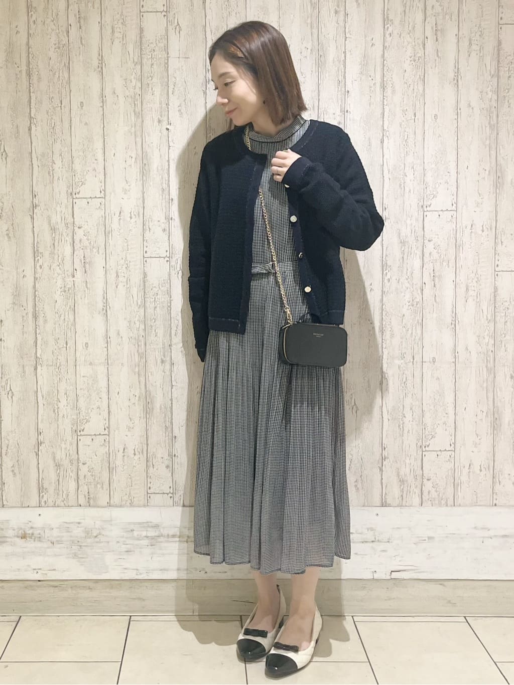 kcさんの「index｜《5色展開／S-3Lサイズ》プリーツフレアワンピース【洗濯機OK／防シワ】」を使ったコーディネート
