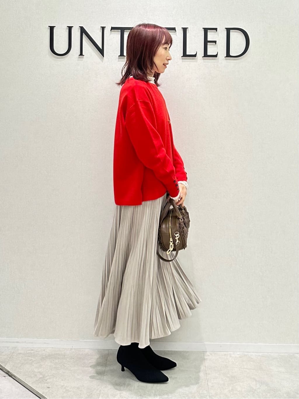 Miwaさんの「UNTITLED｜【セットアップ可】ウールライク ダブルブレストジャケット」を使ったコーディネート