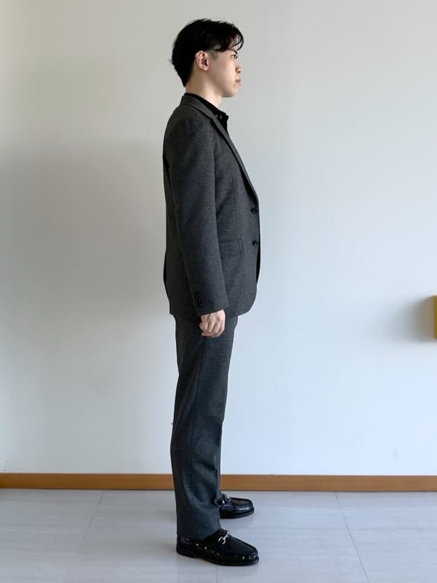 イッシーさんの「TAKEO KIKUCHI｜【None Of Stress】アクティブジャージ 千鳥 ジャケット」を使ったコーディネート