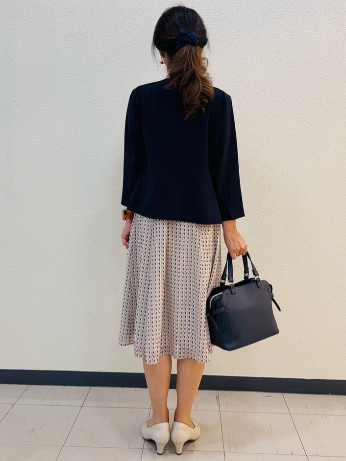 ⭐︎Eimi⭐︎さんの「Reflect｜◆【マシンウォッシュ可／セットアップ可】ギャザータックプリントブラウス」を使ったコーディネート