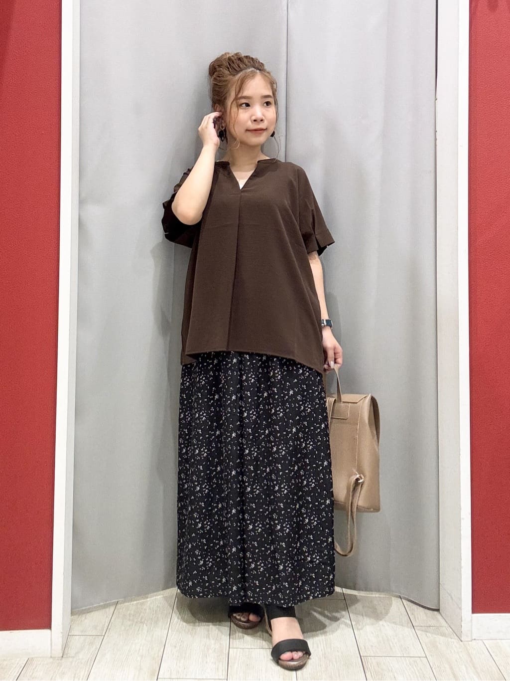 shioさんの「SHOO･LA･RUE｜【UV/さらさらタッチ】女性らしさ漂う 5分袖ボレロカーディガン」を使ったコーディネート