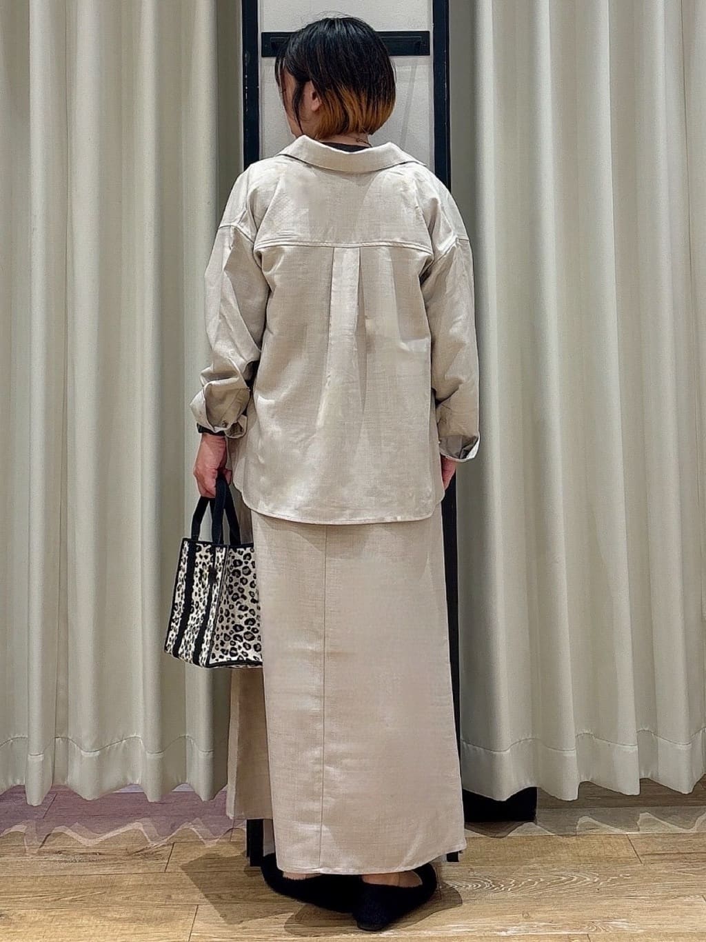 amamaさんの「grove｜【カセット服】洗えるAラインキャミワンピース」を使ったコーディネート