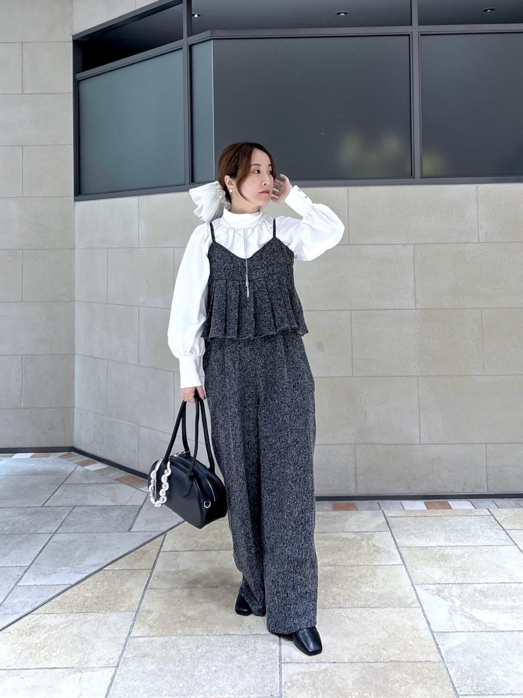 よねさんの「INDIVI｜タッセルチェーンネックレス」を使ったコーディネート