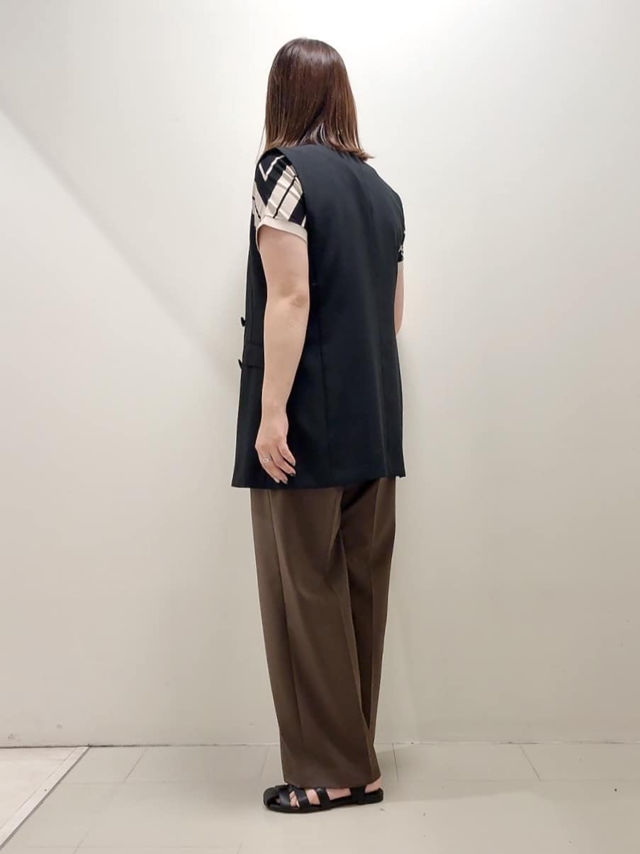 YUIさんの「UNTITLED｜【セットアップ可/洗える】スラブテーラードカラージレ」を使ったコーディネート
