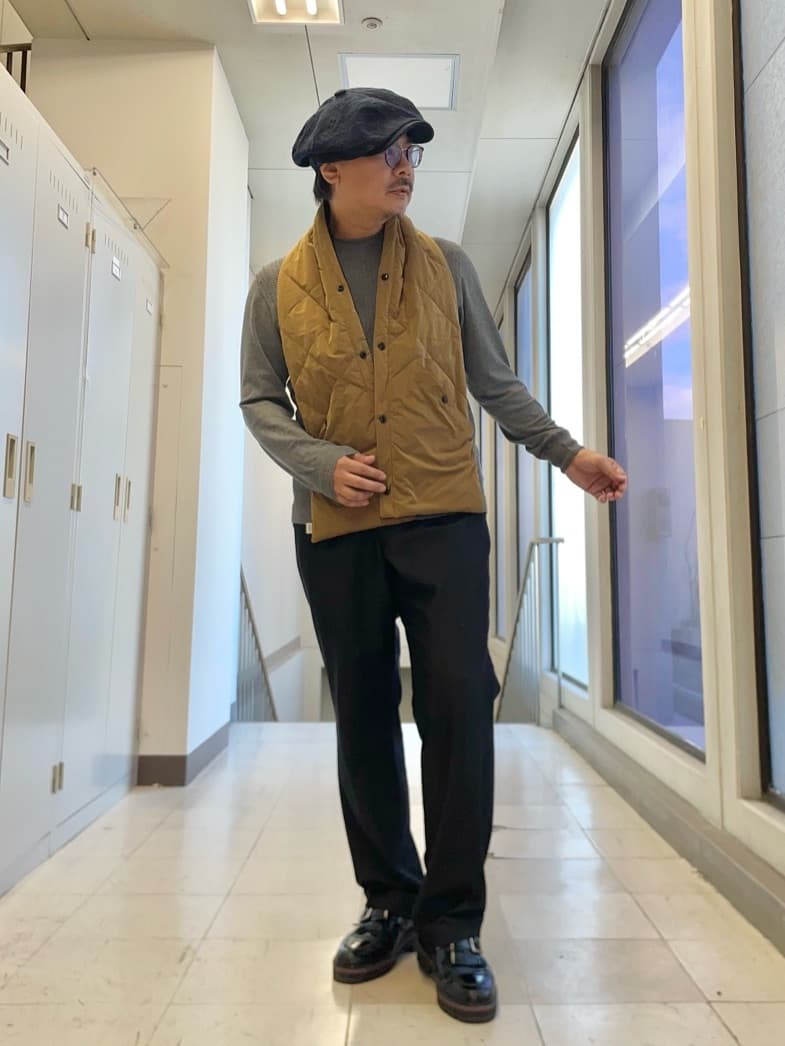 MAKOTO AIさんの「TAKEO KIKUCHI｜ハイゲージ モックネック ニット プルオーバー」を使ったコーディネート