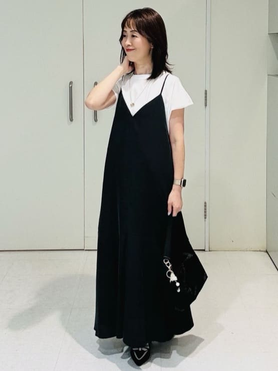 makiさんの「UNTITLED｜【洗える/Tシャツ】ツイストプルオーバー」を使ったコーディネート