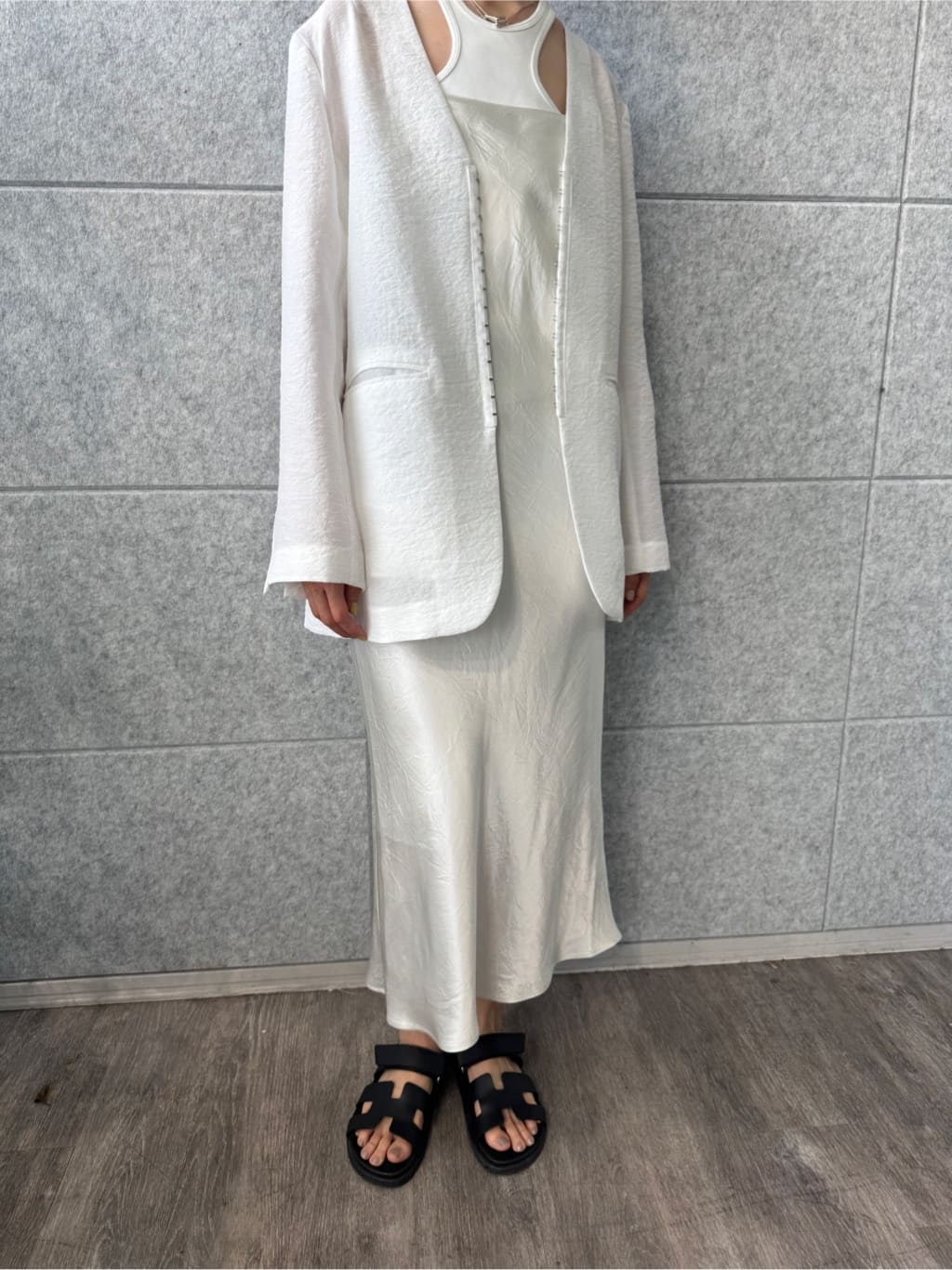 uchi__yamaさんの「CODE A｜【Cup-in】design cut tank」を使ったコーディネート