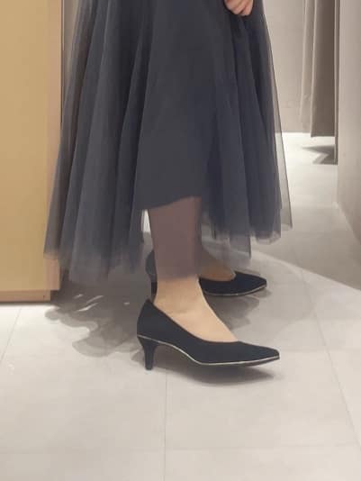 ほのかさんの「ESPERANZA｜◆【晴雨兼用/12時間パンプス】約5.5cm　歩きやすくて疲れにくい」を使ったコーディネート