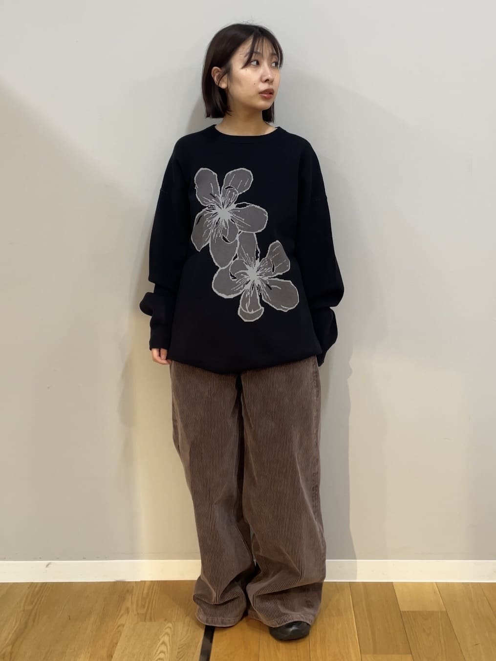 abeさんの「tk.TAKEO KIKUCHI｜フラワーニットプルオーバー」を使ったコーディネート