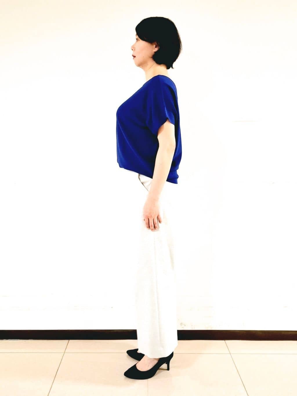 ねぎさんの「UNTITLED｜◆【清涼感/洗濯機洗い可】オックス クロップドワイドパンツ」を使ったコーディネート