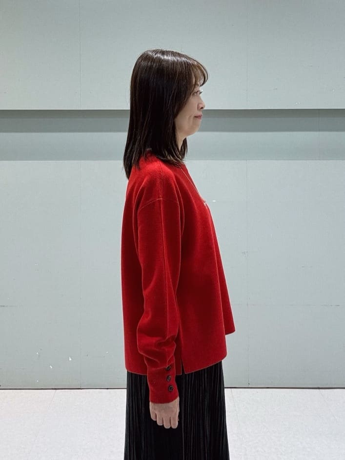 makiさんの「UNTITLED｜【アンサンブル可/洗える】ウールミラノリブニット」を使ったコーディネート