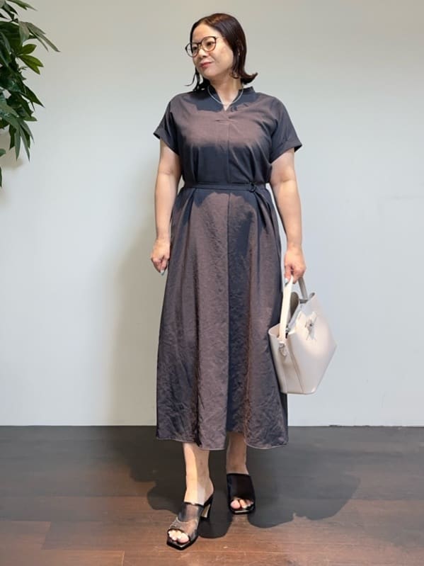Asamiさんの「UNTITLED｜【UV/はっ水】リラククールワンピース」を使ったコーディネート