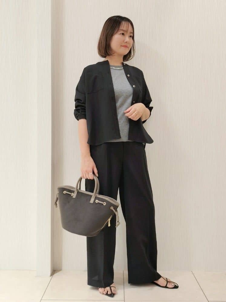 naokoさんの「UNTITLED｜【アンサンブル可/洗える】シアーノースリーブ プルオーバー」を使ったコーディネート