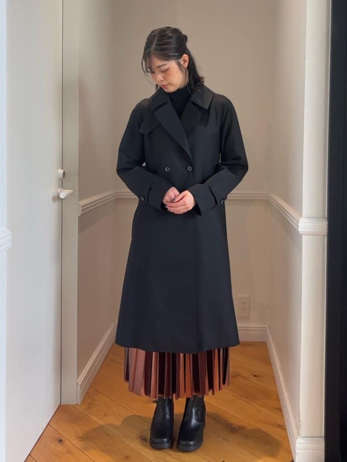 pupiさんの「DRESSTERIOR｜◆【洗える/ストレッチ性/オンオフ】箔プリントプリーツスカート」を使ったコーディネート