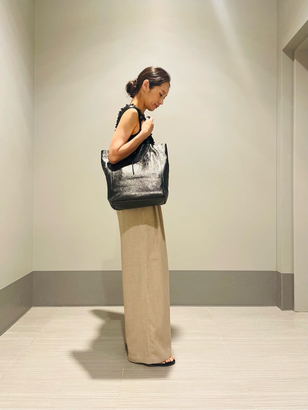 Annさんの「DRESSTERIOR｜provoke（プロヴォーク）【別注】 フリフリ タンクトップ」を使ったコーディネート