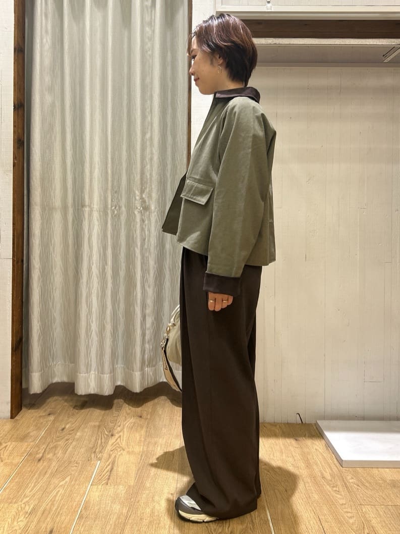 ga_riさんの「THE SHOP TK｜カバーオールジャケット【洗える】」を使ったコーディネート
