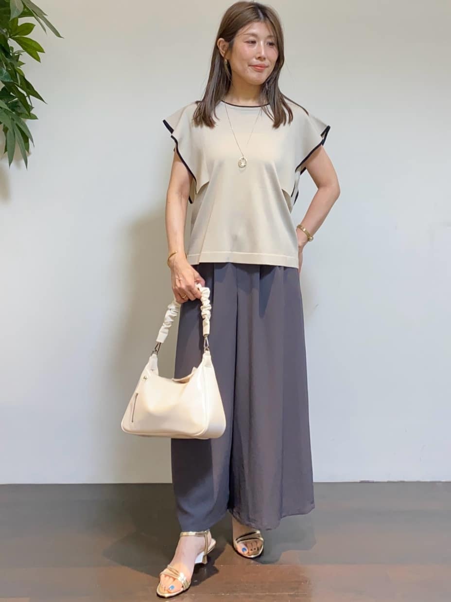 tomoさんの「UNTITLED｜【ステンレス】レイヤードチェーンネックレス」を使ったコーディネート