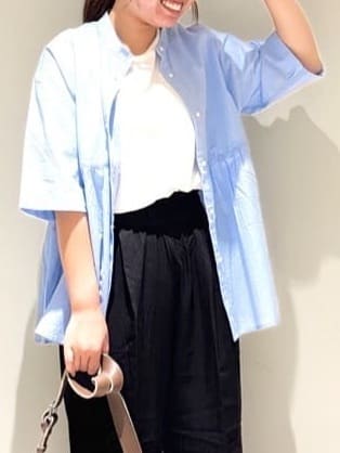 Liriさんの「Dessin｜【ウエストゴム/洗える】リラクシーナイロンパンツ」を使ったコーディネート